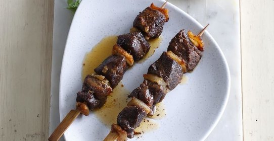 Сувлакия, шашлычки из барашка