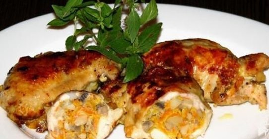 Крылышки куриные фаршированные «Объеденье»
