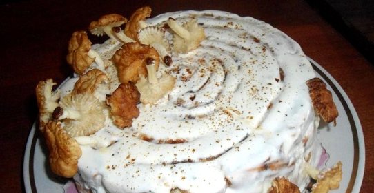 Торт с курагой