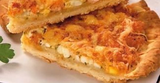 Пирог с креветками