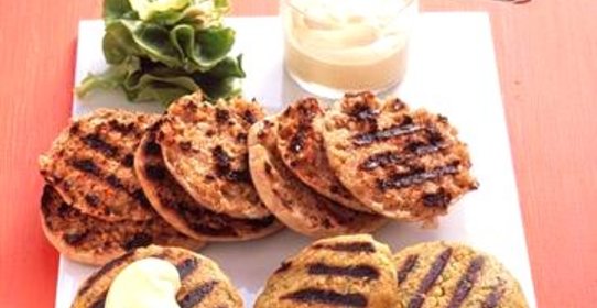 Бургер с бараньим горохом