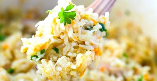 Курица с рисом и морковью