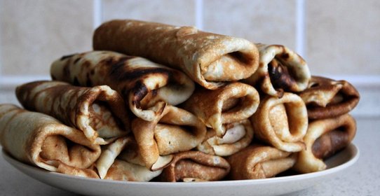 Сытные блинчики с начинкой