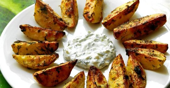 Картофель по-деревенски в аэрогриле