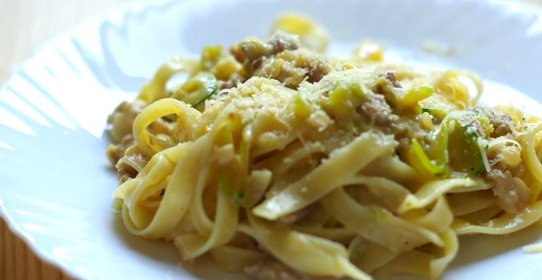 Паста с кабачками