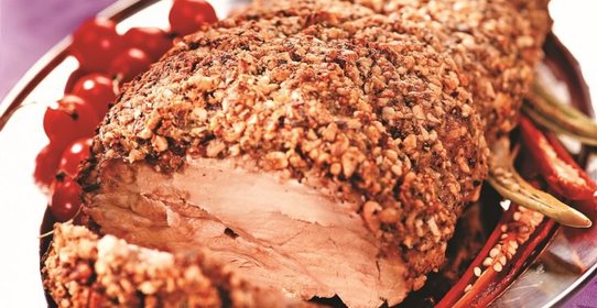 Свинина в ореховой корочке