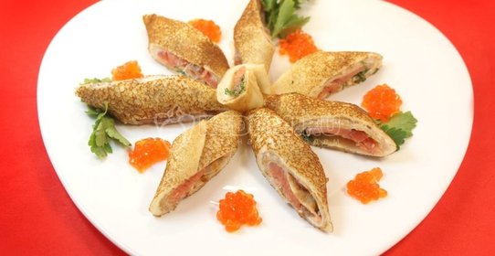 Оладьи из печени с хлебом