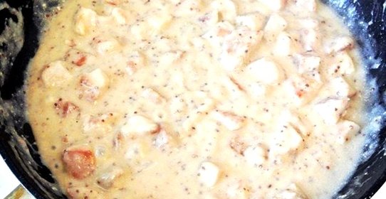 Курица в сметанно-горчичном соусе