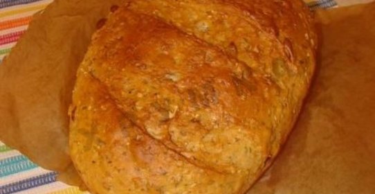 Хлеб с овсяными хлопьями