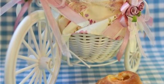 Булочки-розочки с творогом