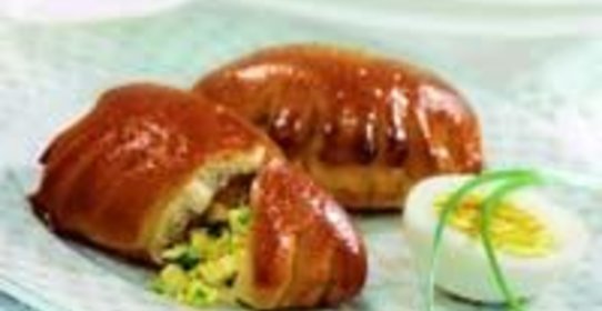 Пирожки с яично-луковой начинкой
