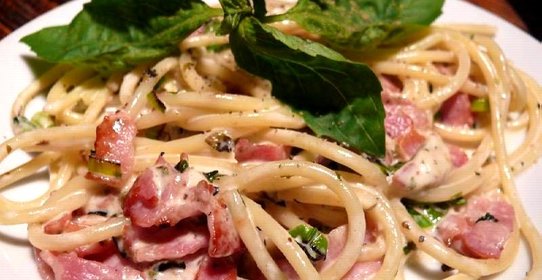 Паста карбонара в мультиварке