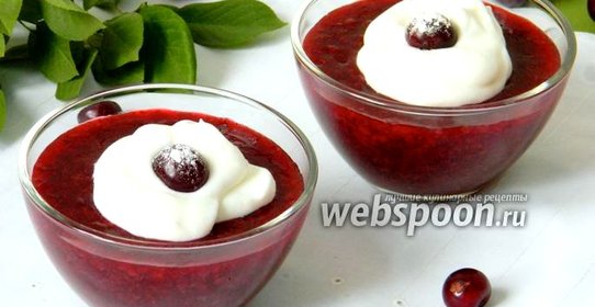 Кисель из вишни