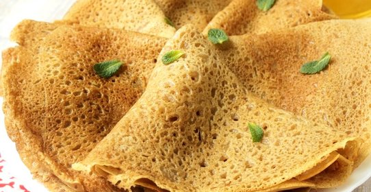 Постные блины на минералке