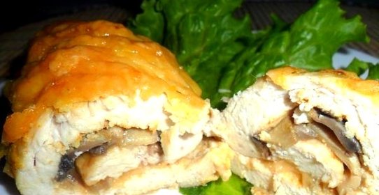 Куриные рулетики с сыром в духовке