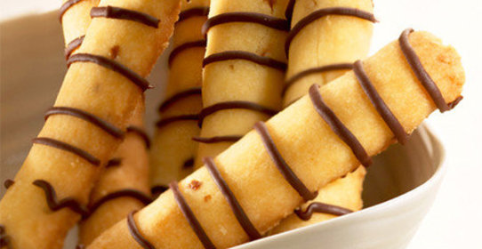 Домашние вафельные трубочки