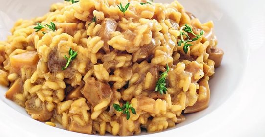 Ризотто с белыми грибами