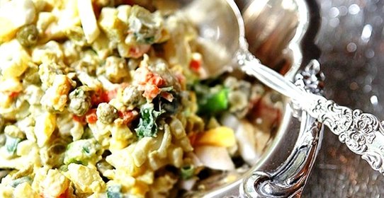 Диетический оливье