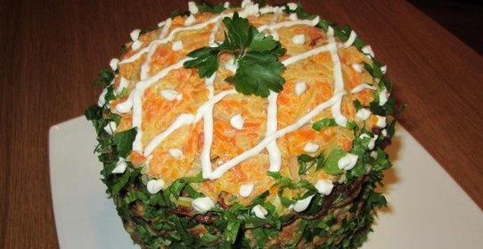 Печеночный торт из говяжьей печени