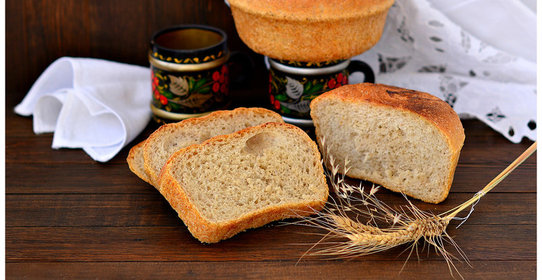 Хлеб на биге с четырьмя крупами