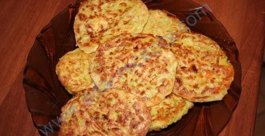 Драники из кабачков и картошки