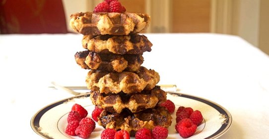 Венские вафли в вафельнице