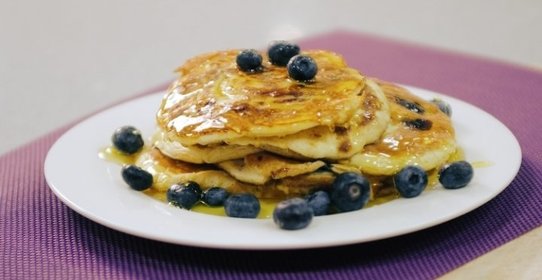 Черничные блинчики