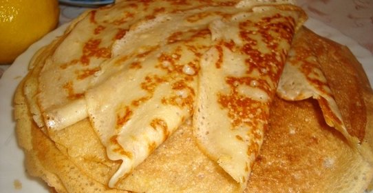 Блины на кефире заварные