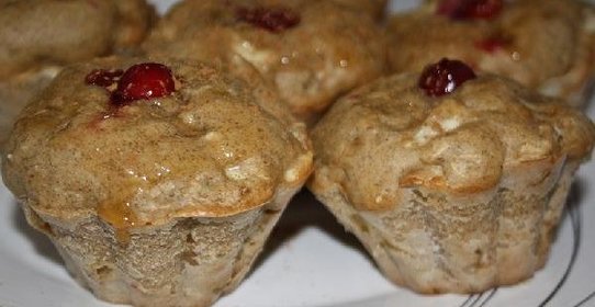 Яблочные кексы