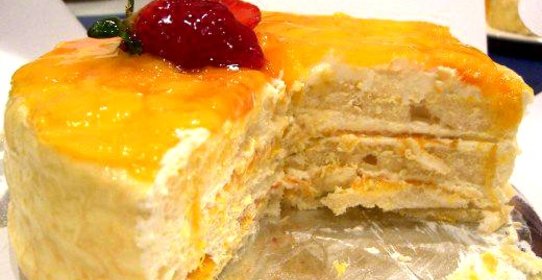 Торт с манго