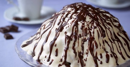 Торт из кусочков бисквита