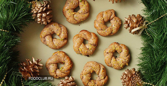 Печенье «Рождественские венки»