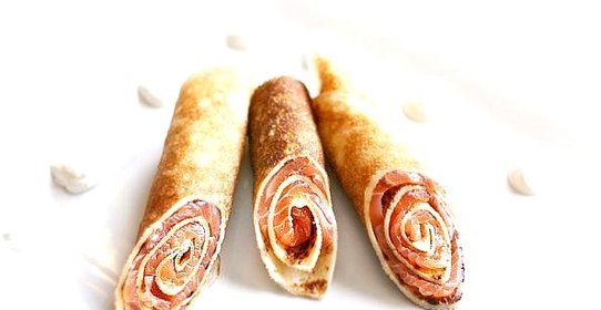 Блины с семгой