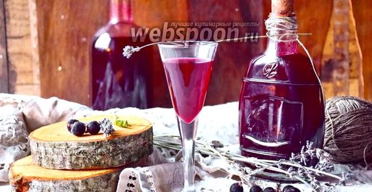 Наливка из чёрной смородины