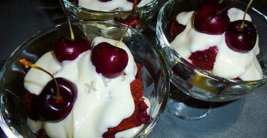 Шоколадный Панчо с вишней