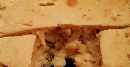 Пирог с капустой из прокисшего кефира