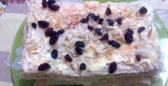 Наполеон торт из готового теста