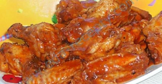 Крылышки маринованные в меду