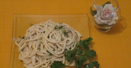 Спагетти с грибами