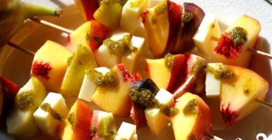 Персиковые шашлыки