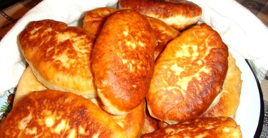 Пирожки без дрожжей на сковороде