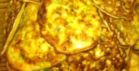 Кабачковые оладьи с молодым луком