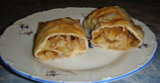 Постный яблочный штрудель