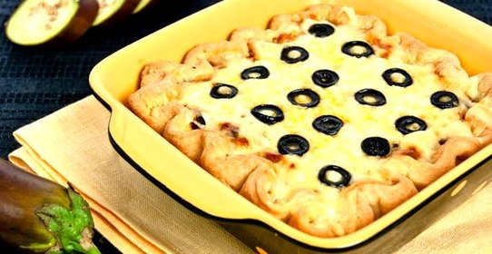 Пирог с баклажанами