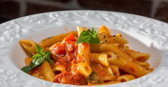 Пенне с водкой