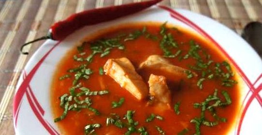 Суп из рыбы свежей