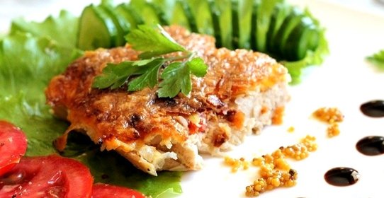 Куриные отбивные под шубой