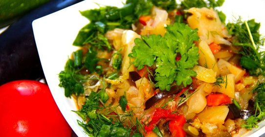 Овощное рагу без мяса