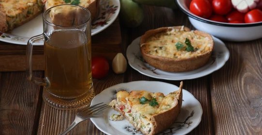 Запеканка-пирог с кабачками