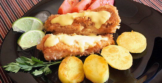 Жареная рыба с миндальной корочкой